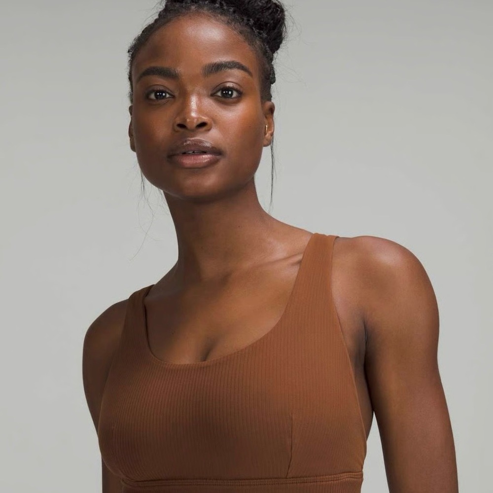Lululemon Align Ribbed Top in Roasted Brown